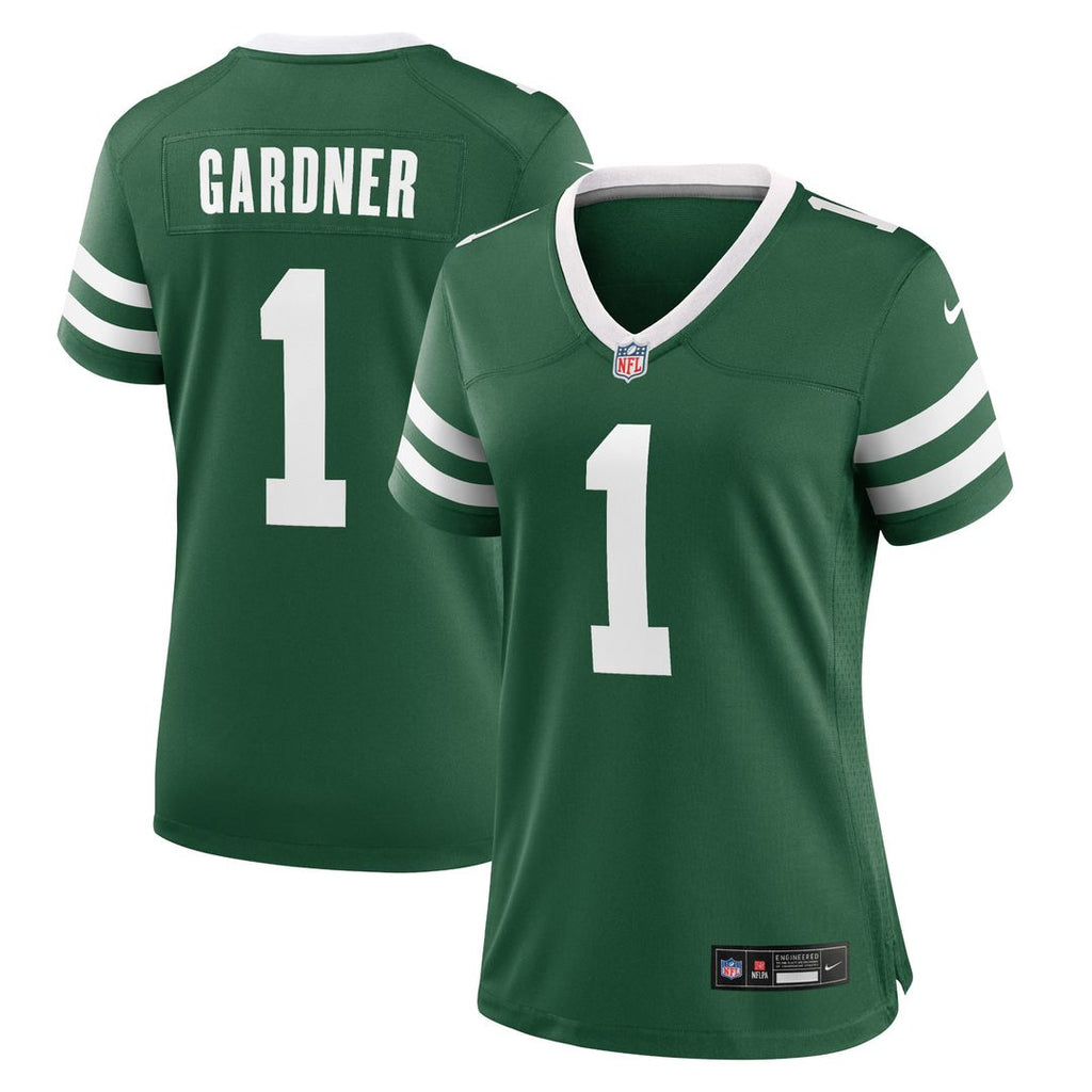 Ahmad Sauce Gardner New York Jets Nike Women's Game Official Jersey - Legacy Green