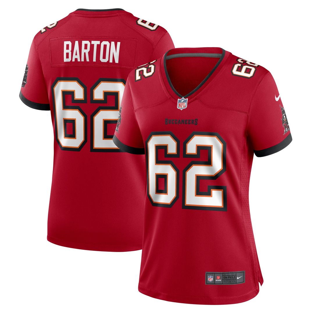 Graham Barton Tampa Bay Buccaneers Nike Women's  Game Official Jersey -  Red