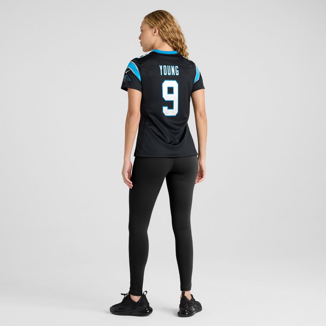 Bryce Young Carolina Panthers Nike Women's Team Game Official Jersey - Black