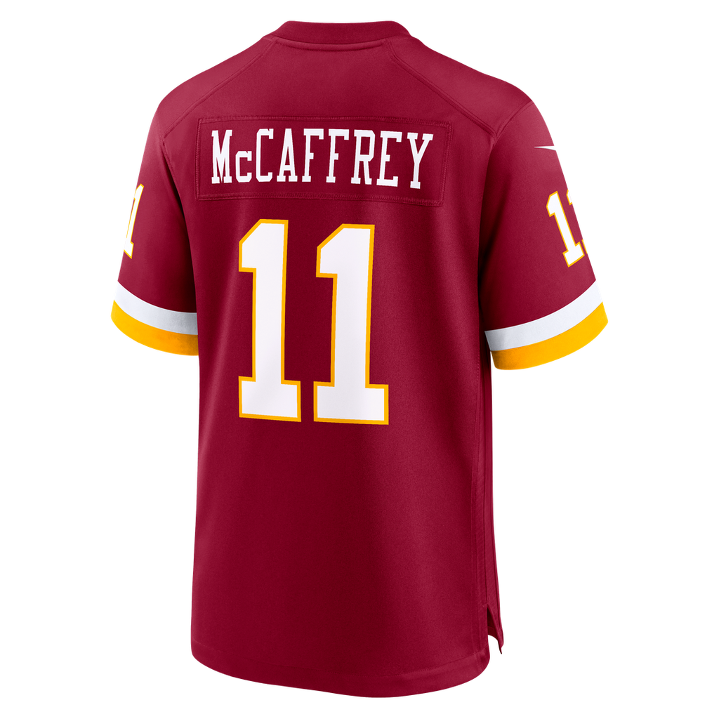 Luke McCaffrey Washington Commanders Nike Hail Raiser Alternate Game Official Jersey - Black