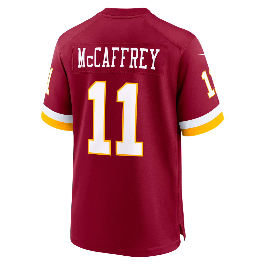Luke McCaffrey Washington Commanders Nike Hail Raiser Alternate Game Official Jersey - Black