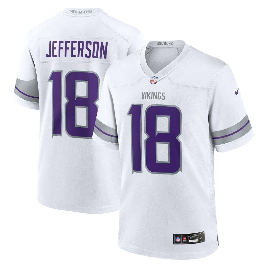 Justin Jefferson Minnesota Vikings Nike Classic Player Game Official Jersey - Purple