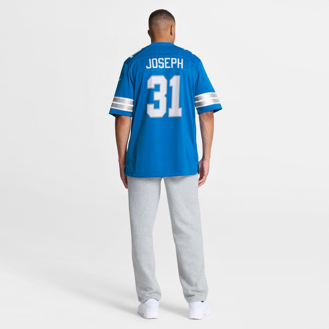 Kerby Joseph Detroit Lions Nike Team Game Jersey - Blue