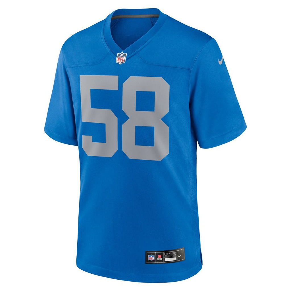 Penei Sewell Detroit Lions Nike Alternate Game Official Jersey -  Blue