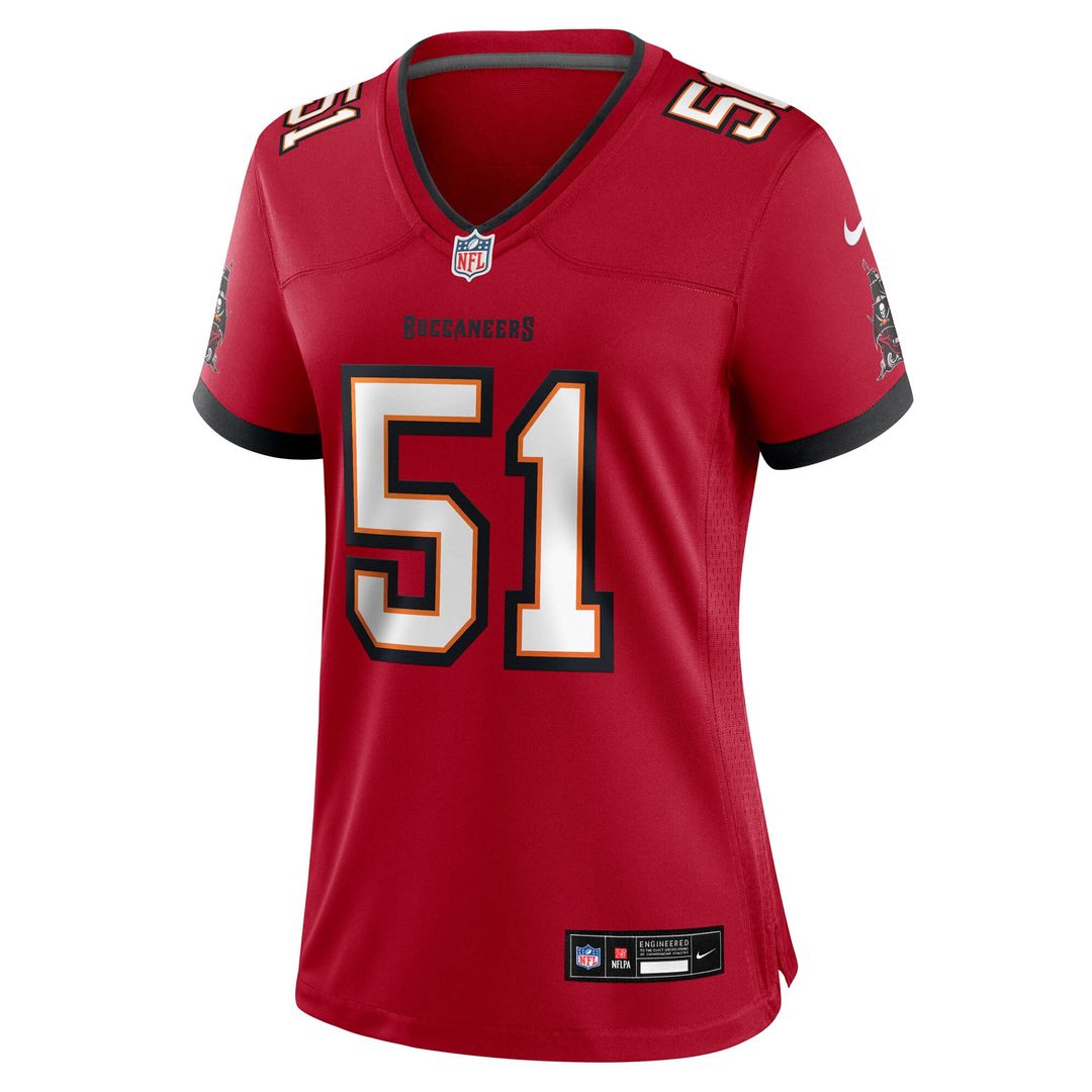 David Walker Tampa Bay Buccaneers Nike Women's Team Game Jersey - Red