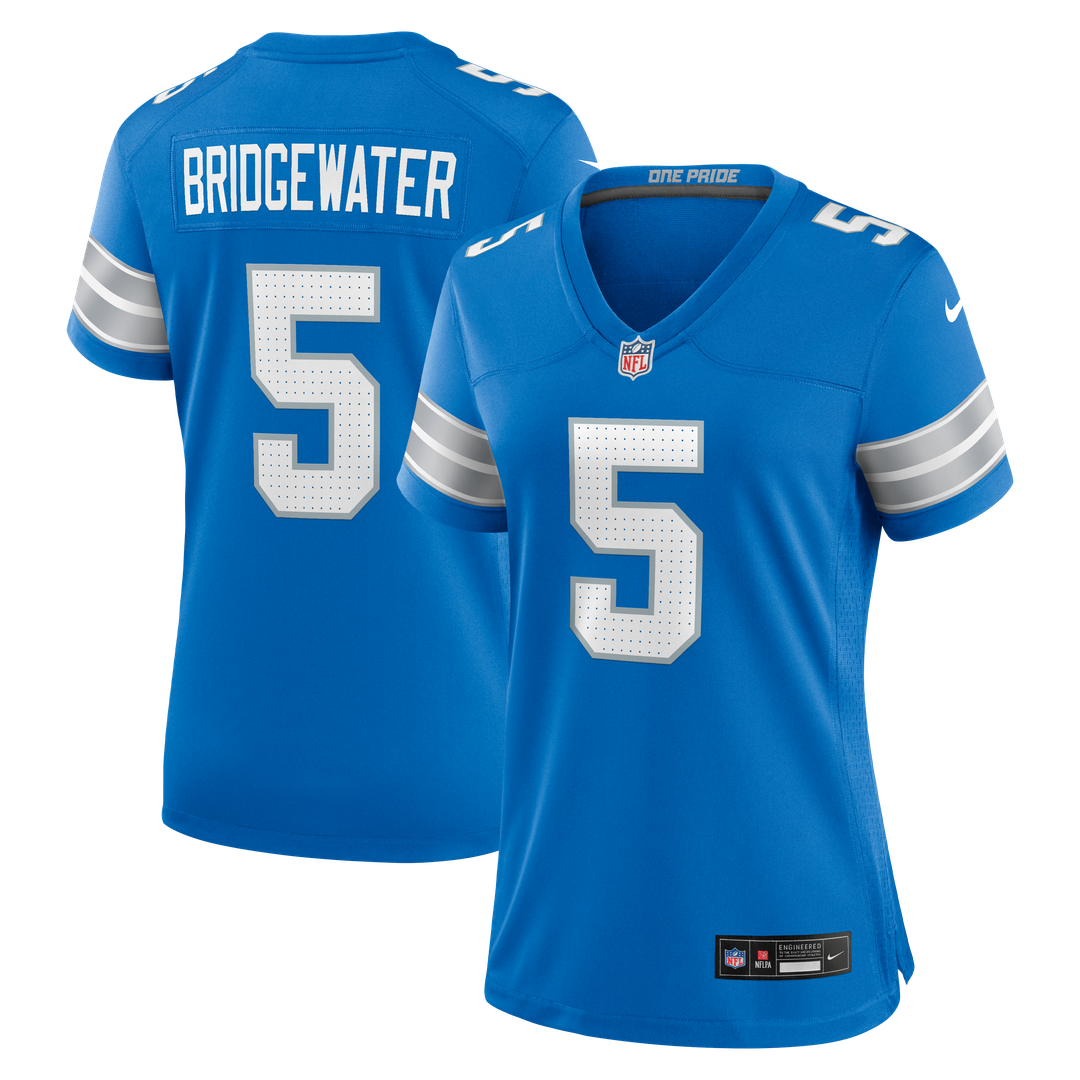 Teddy Bridgewater Detroit Lions Nike Women's Team Game Jersey - Blue