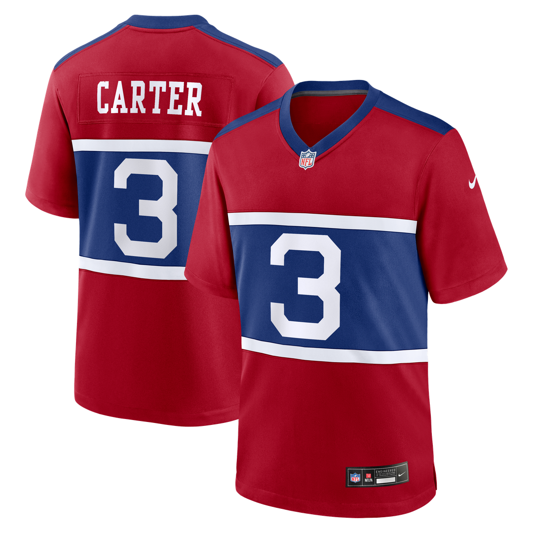 New York Giants Nike Alternate Game Official Jersey -  Red