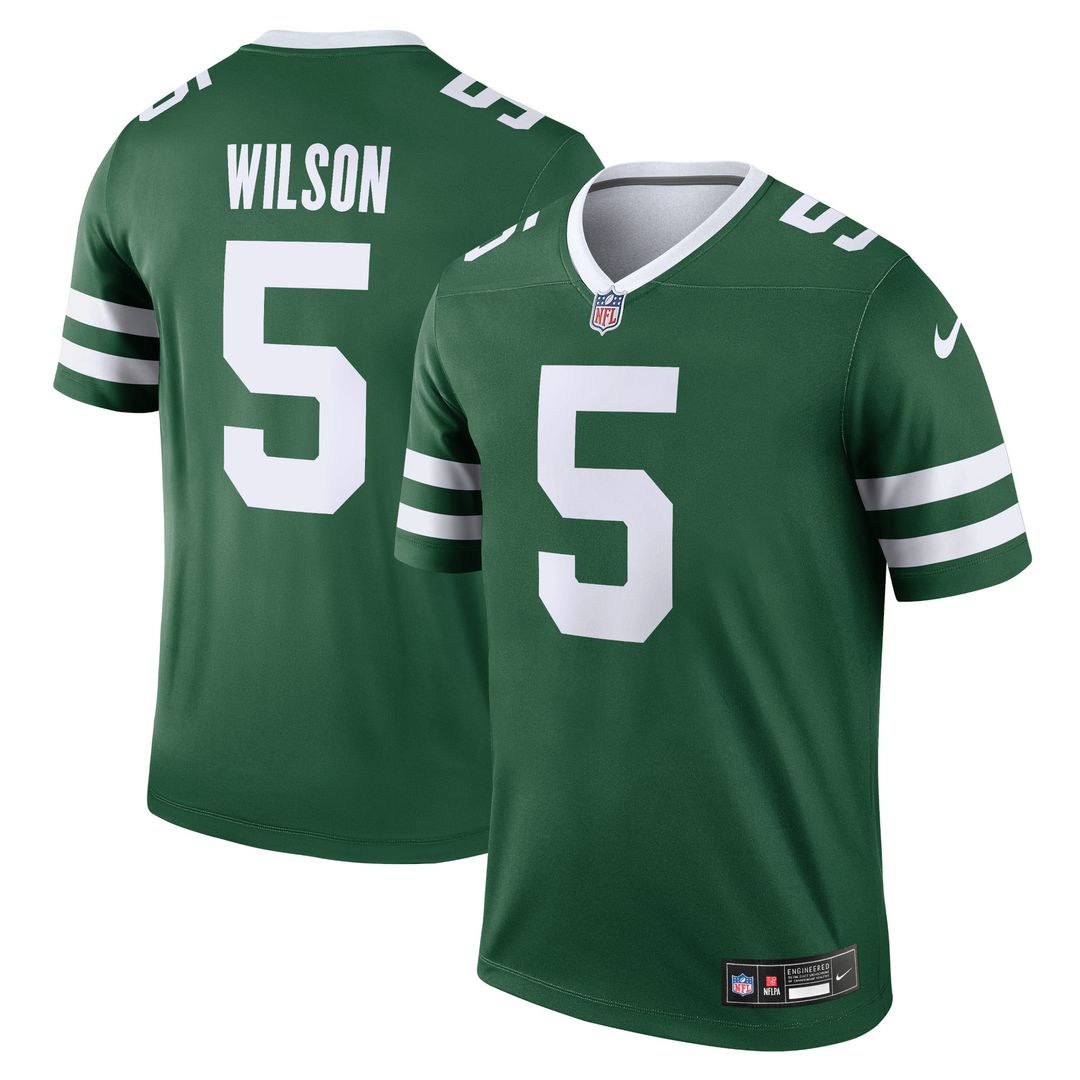 Garrett Wilson New York Jets Nike Legend Player Performance Top - White
