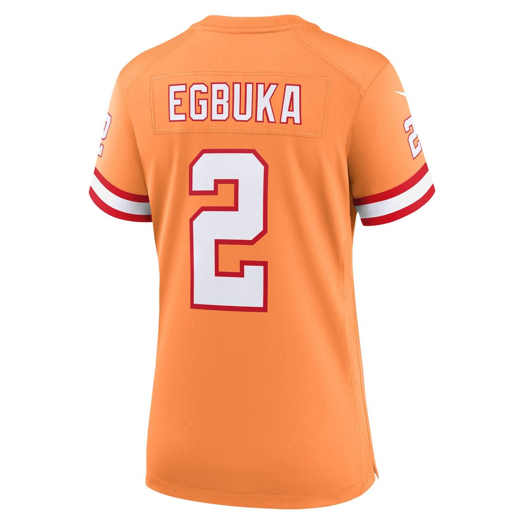 Emeka Egbuka Tampa Bay Buccaneers Nike Women's Alternate 2 Game Jersey - Creamsicle