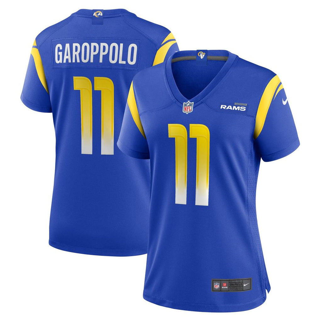 Jimmy Garoppolo Los Angeles Rams Nike Women's Team Game Jersey - Royal