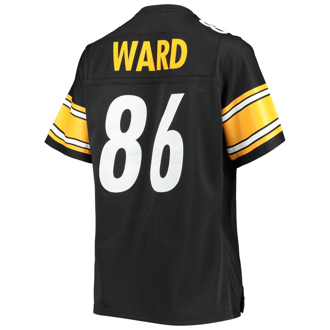 Hines Ward Pittsburgh Steelers Mitchell & Ness Women's Legacy Player Replica Jersey - Black