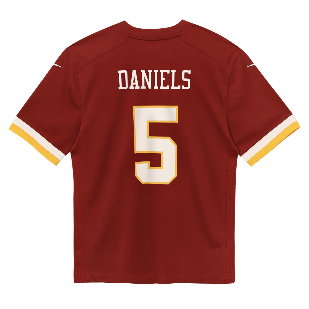 Jayden Daniels Washington Commanders Nike Preschool Alternate Game Official Jersey - Black