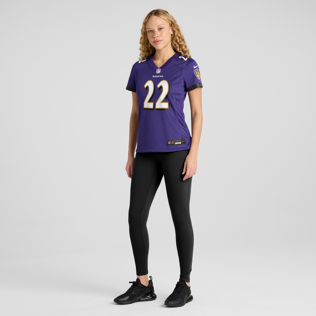 Derrick Henry Baltimore Ravens Nike Women's Game Player Official Jersey - Purple