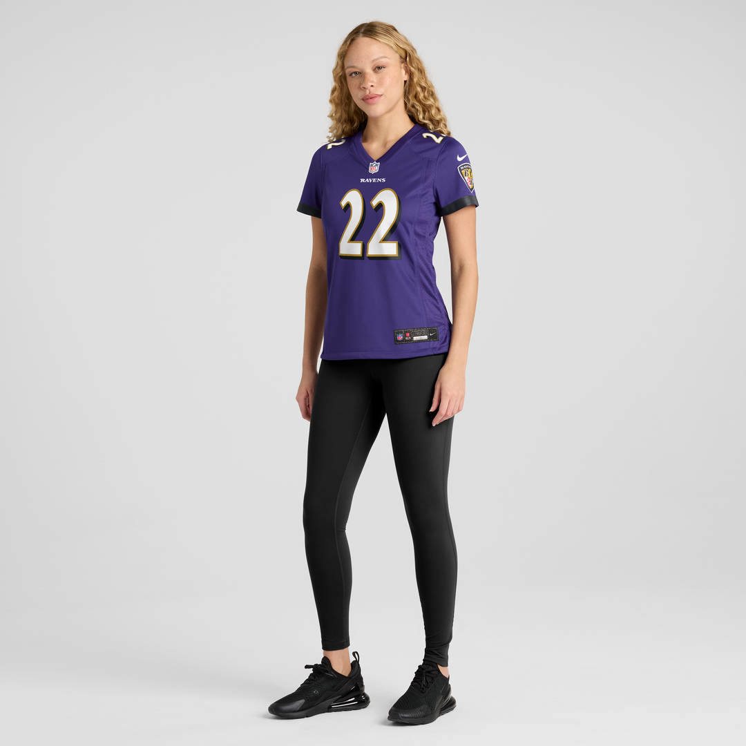 Derrick Henry Baltimore Ravens Nike Women's Game Player Official Jersey - Purple