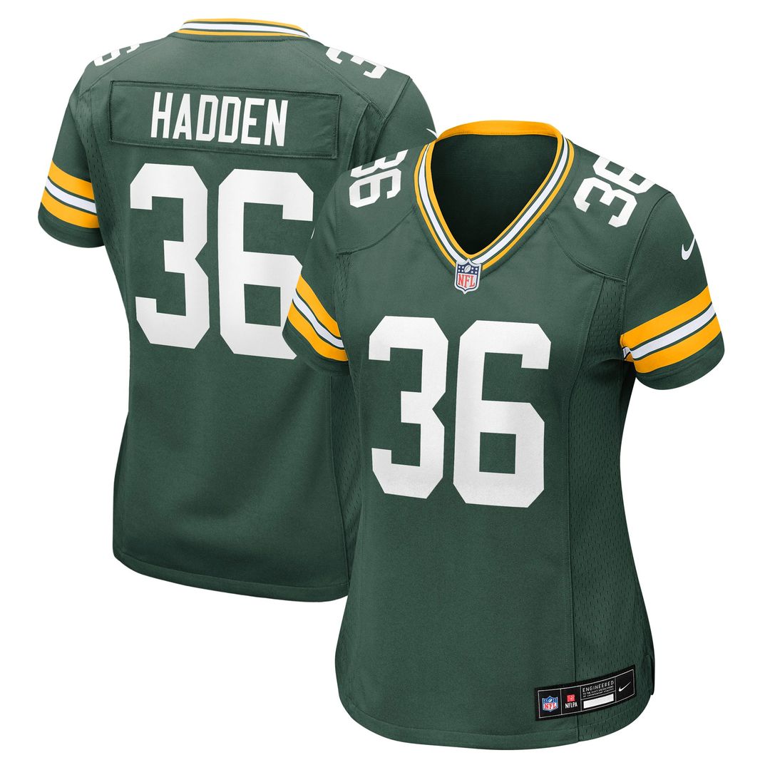Kamal Hadden Green Bay Packers Nike Women's Team Game Official Jersey -  Green