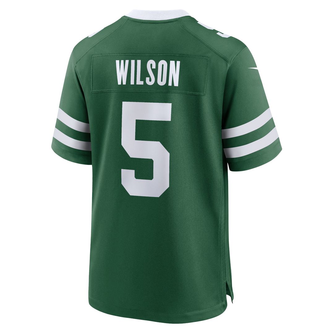 Garrett Wilson New York Jets Nike Game Official Jersey - Legacy Green