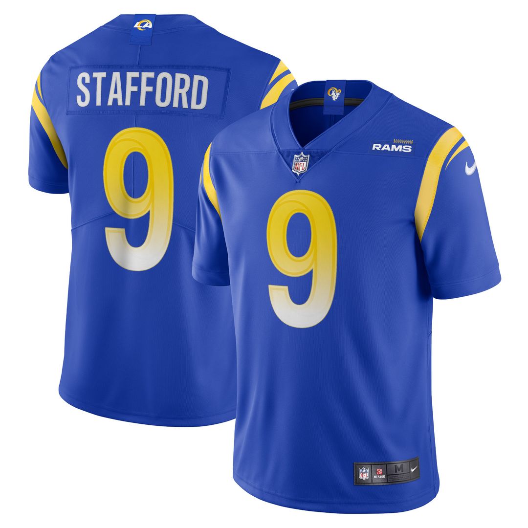 Matthew Stafford Los Angeles Rams Nike Alternate Vapor Limited Jersey - White