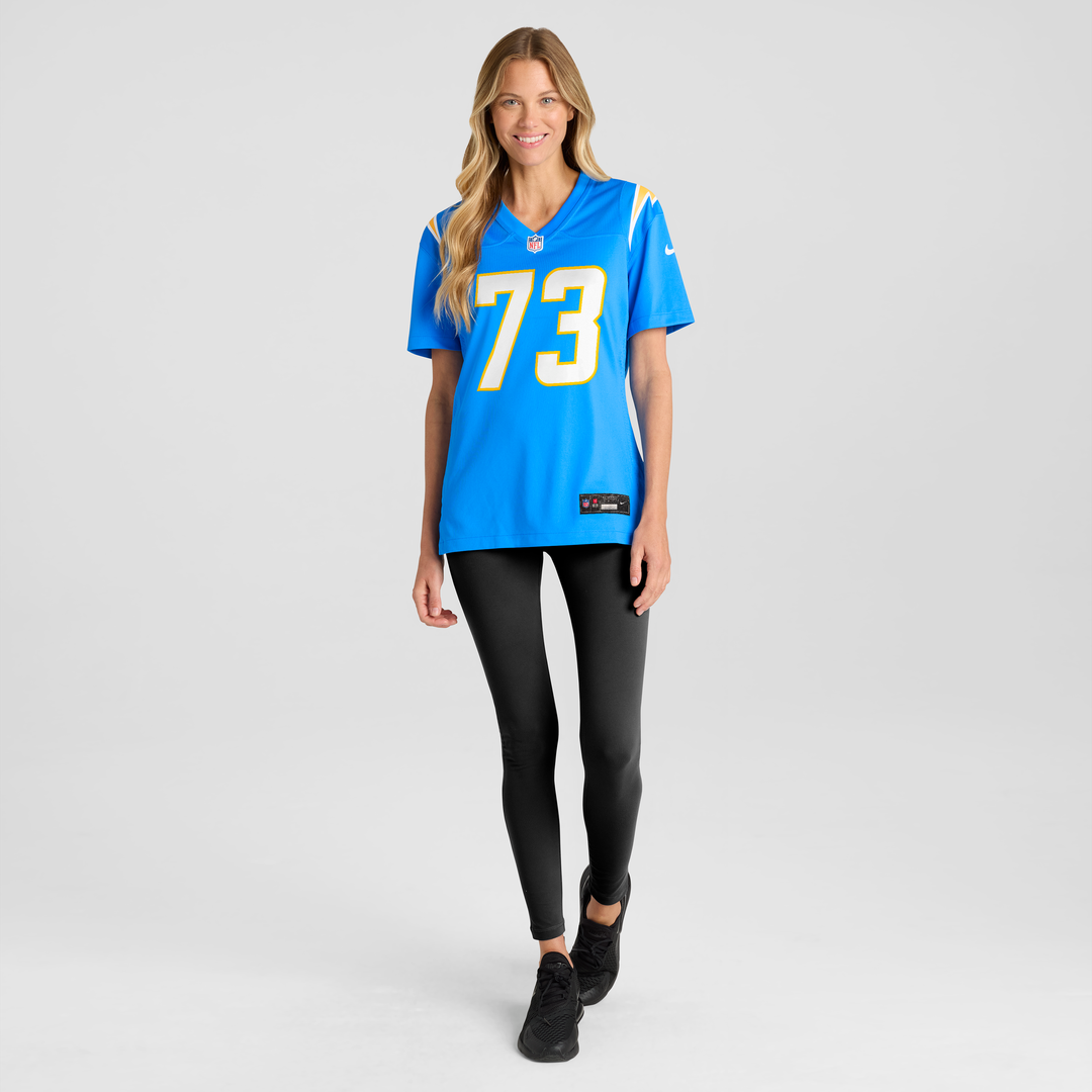 Alex Harkey Los Angeles Chargers Nike Women's Team Game Jersey - Powder Blue