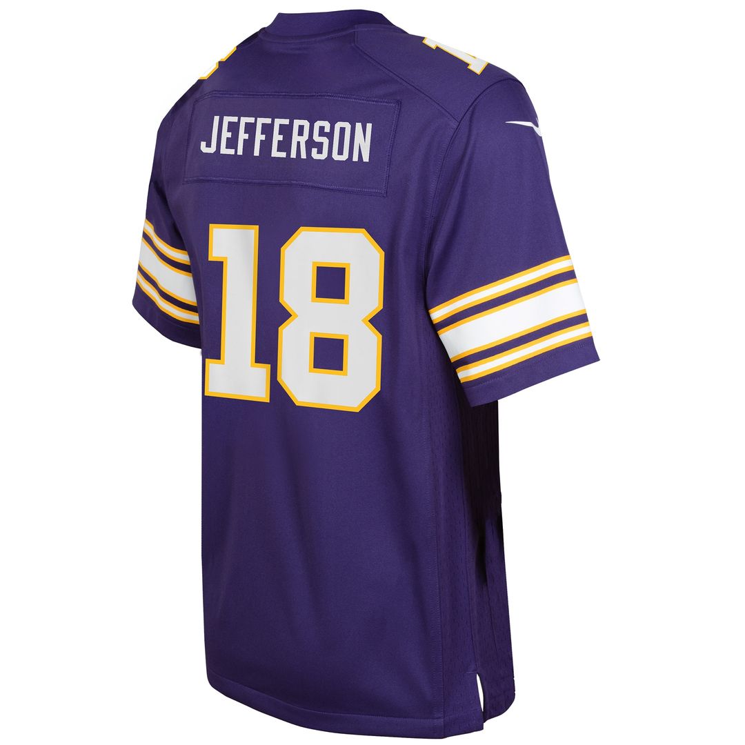 Justin Jefferson Minnesota Vikings Nike Youth Game Official Jersey - White
