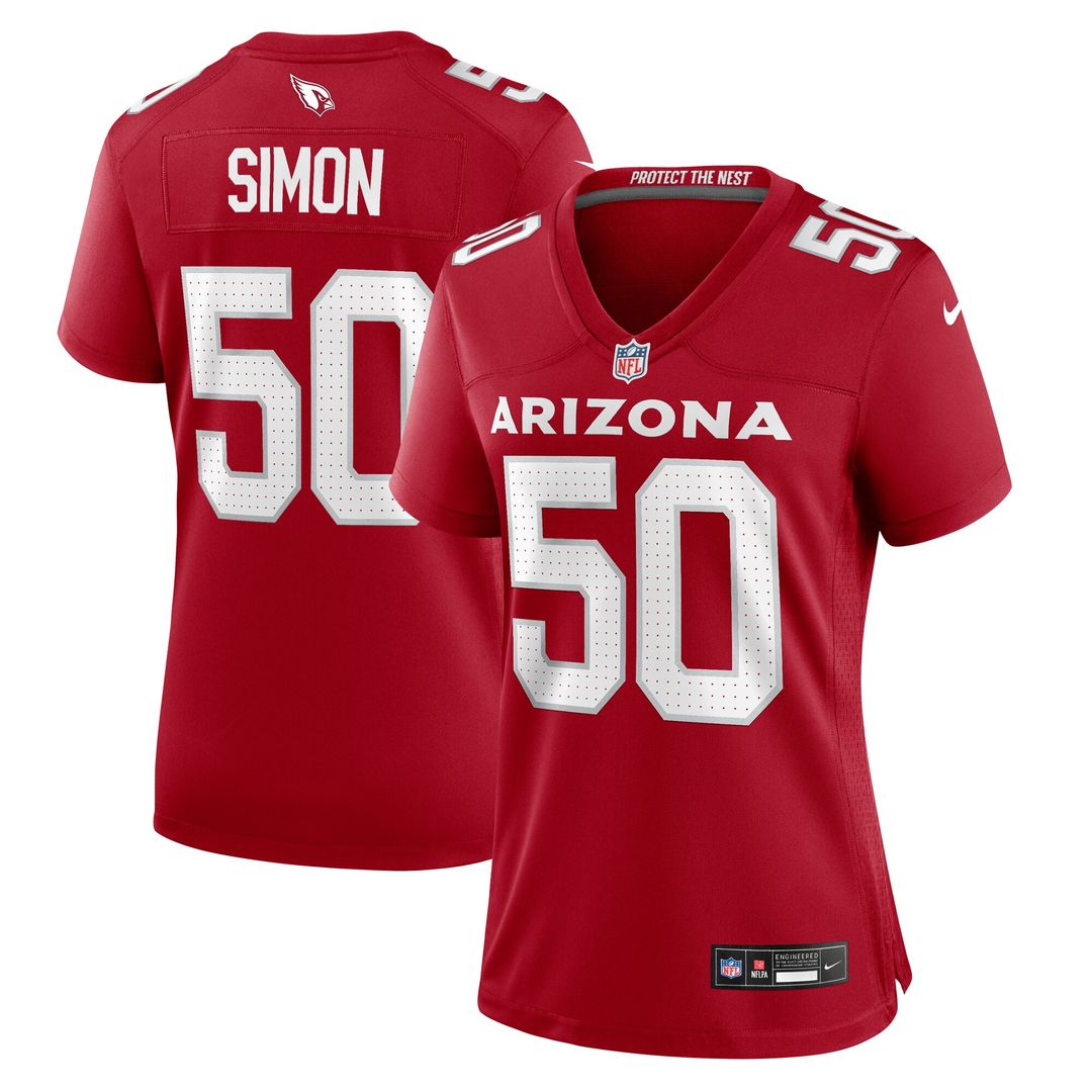 Cody Simon Arizona Cardinals Nike Women's Team Game Official Jersey -  Cardinal