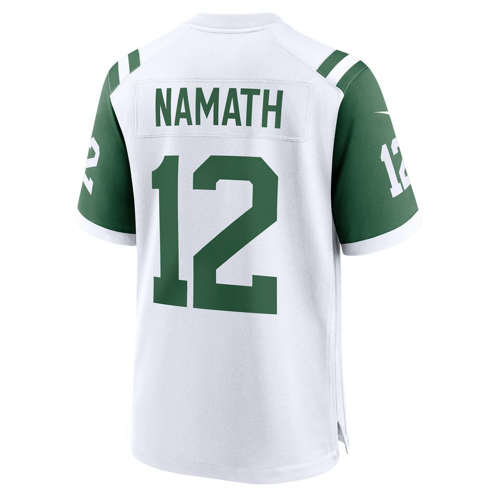 Joe Namath New York Jets Nike Classic Alternate Retired Player Game Official Jersey - White