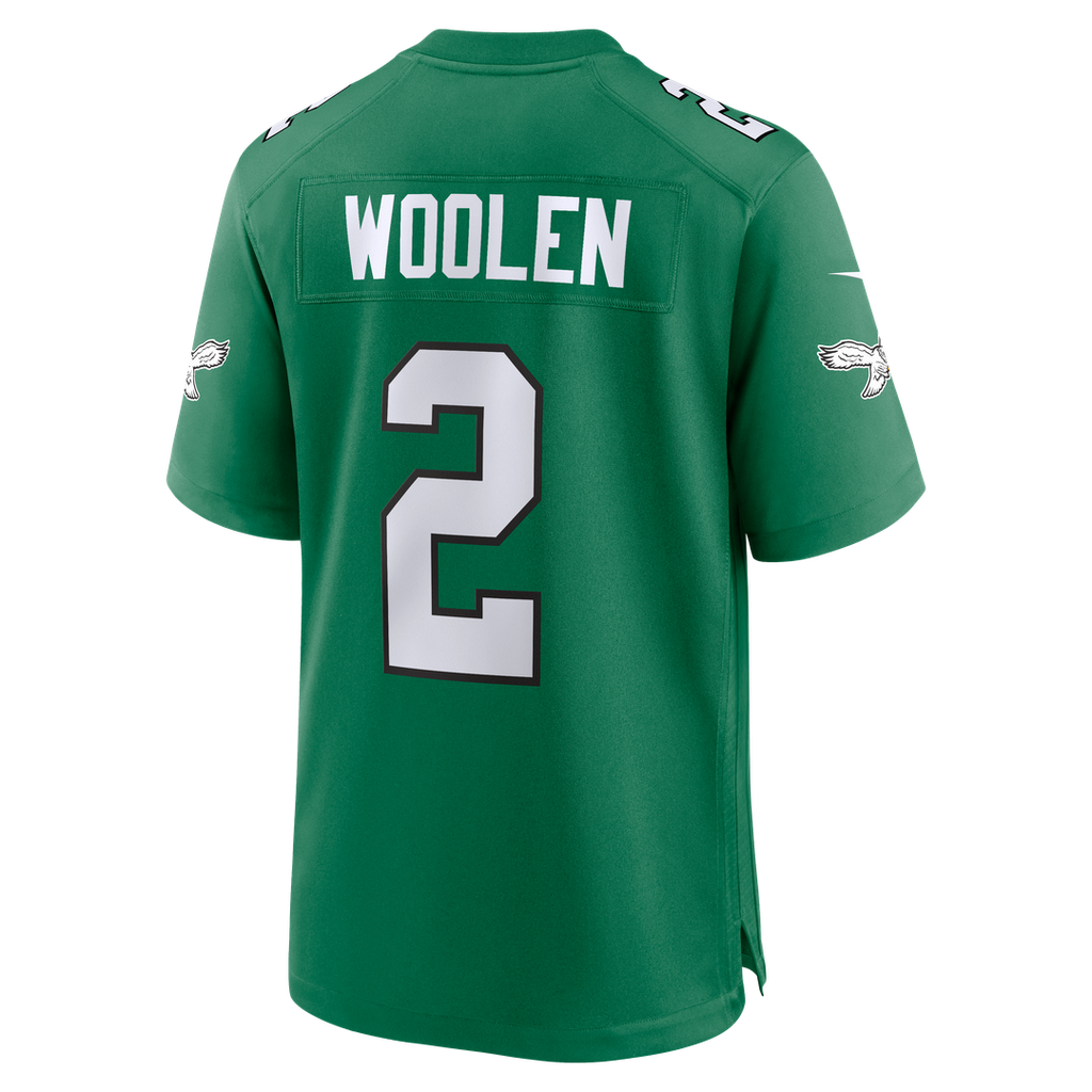 Tariq Woolen Philadelphia Eagles Nike Alternate Game Jersey - Kelly Green