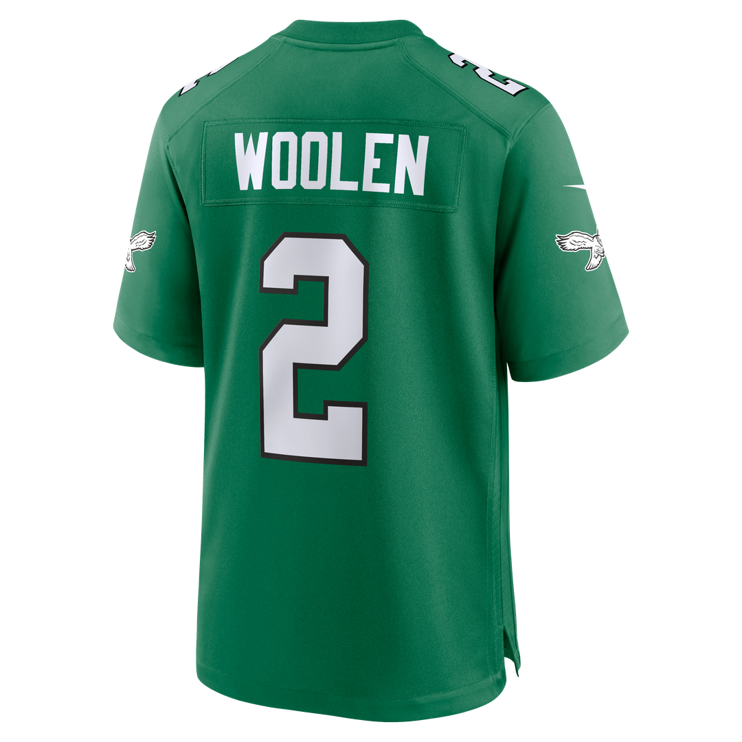 Tariq Woolen Philadelphia Eagles Nike Alternate Game Jersey - Kelly Green