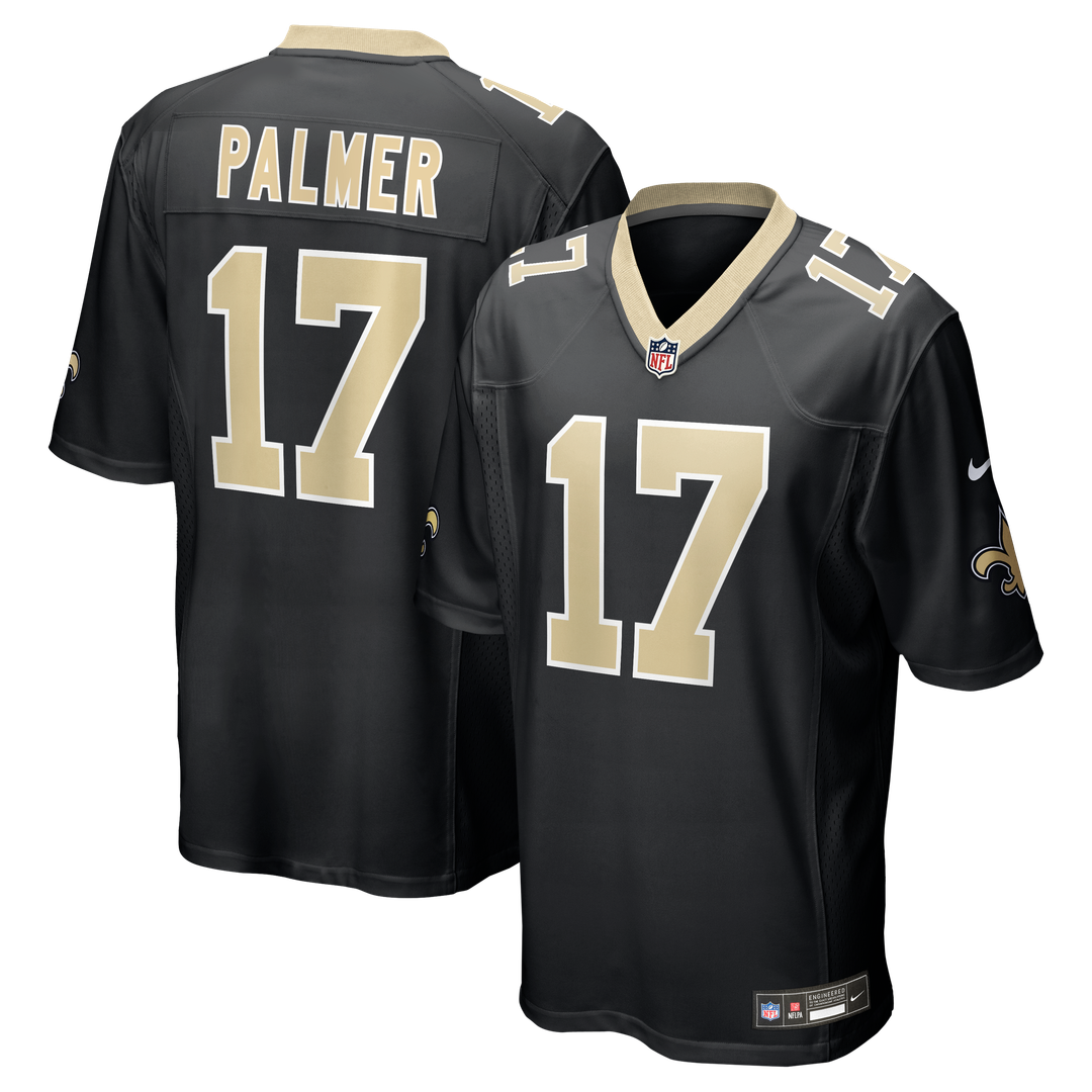Trey Palmer New Orleans Saints Nike Team Game Jersey - Black