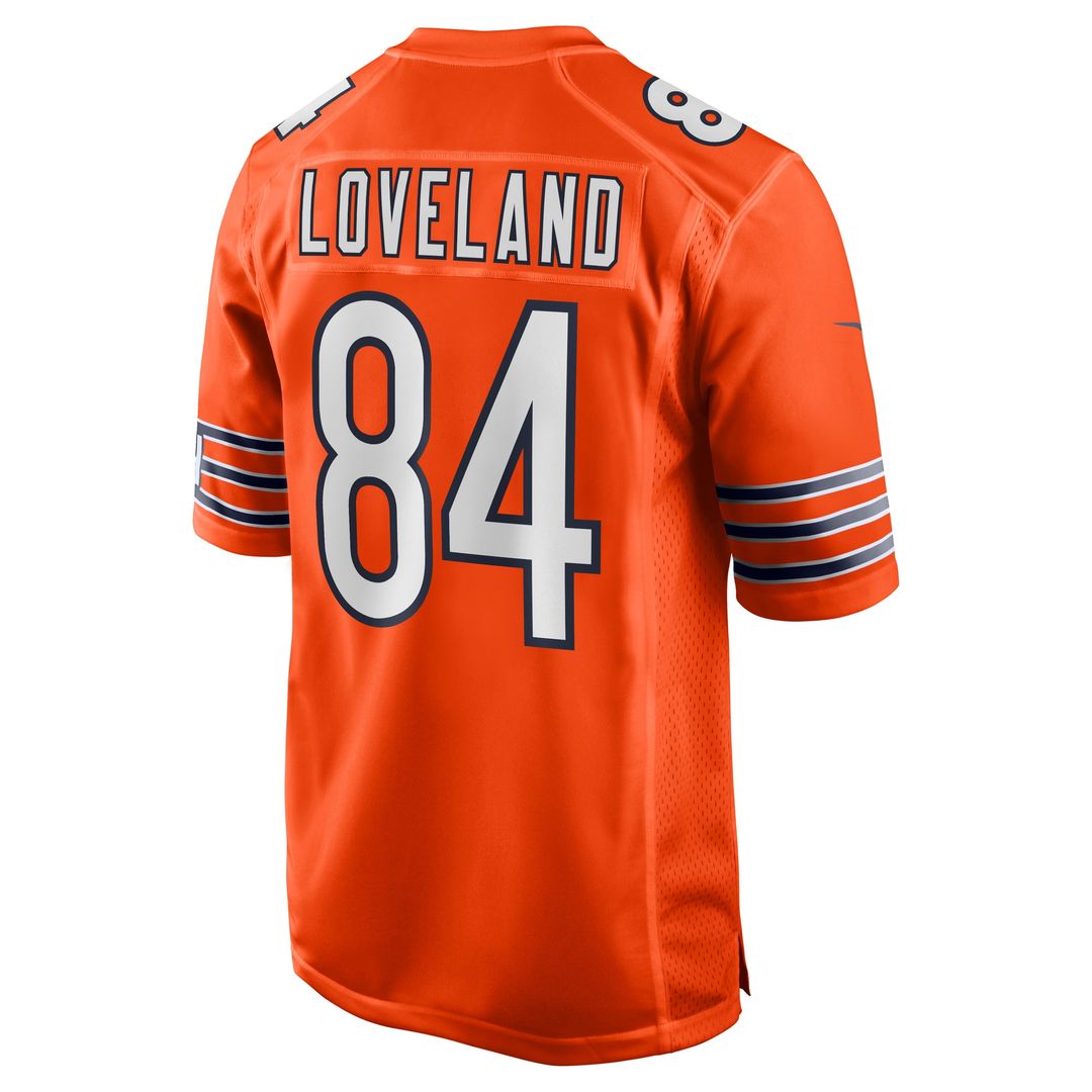 Colston Loveland Chicago Bears Nike Alternate Game Player Official Jersey - Orange