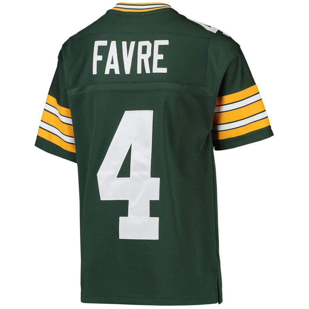 Brett Favre Green Bay Packers Mitchell & Ness Youth 1996 Retired Player Legacy Official Jersey - Green