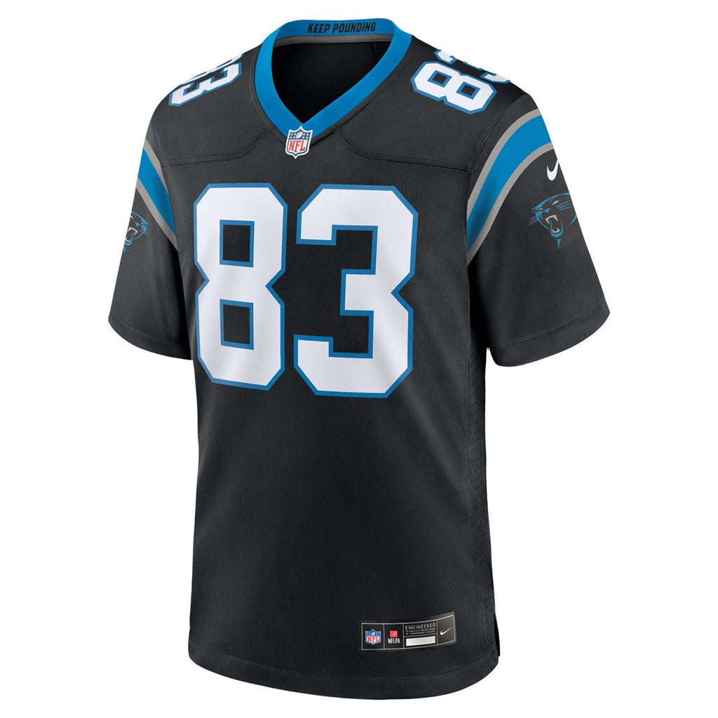 David Moore Carolina Panthers Nike Game Jersey - Black
