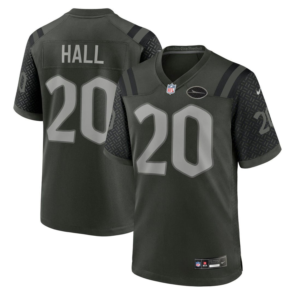 Breece Hall New York Jets Nike 2025 Rivalries Collection Game Official Jersey - Gotham Green
