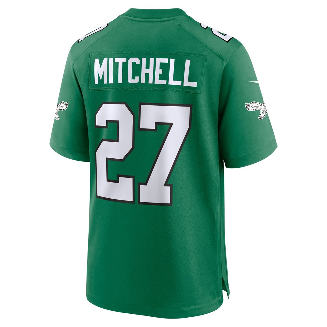 Quinyon Mitchell Philadelphia Eagles Nike Alternate Game Jersey - Kelly Green