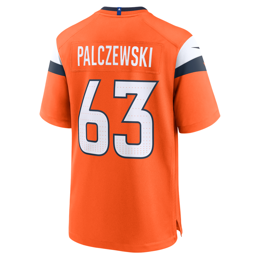 Alex Palczewski Denver Broncos Nike Team Game Official Jersey -  Orange