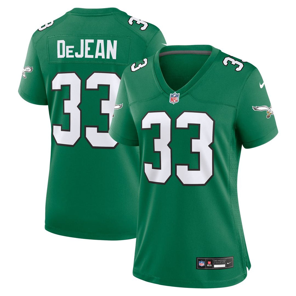 Cooper DeJean Philadelphia Eagles Nike Women's Alternate Game Jersey - Kelly Green
