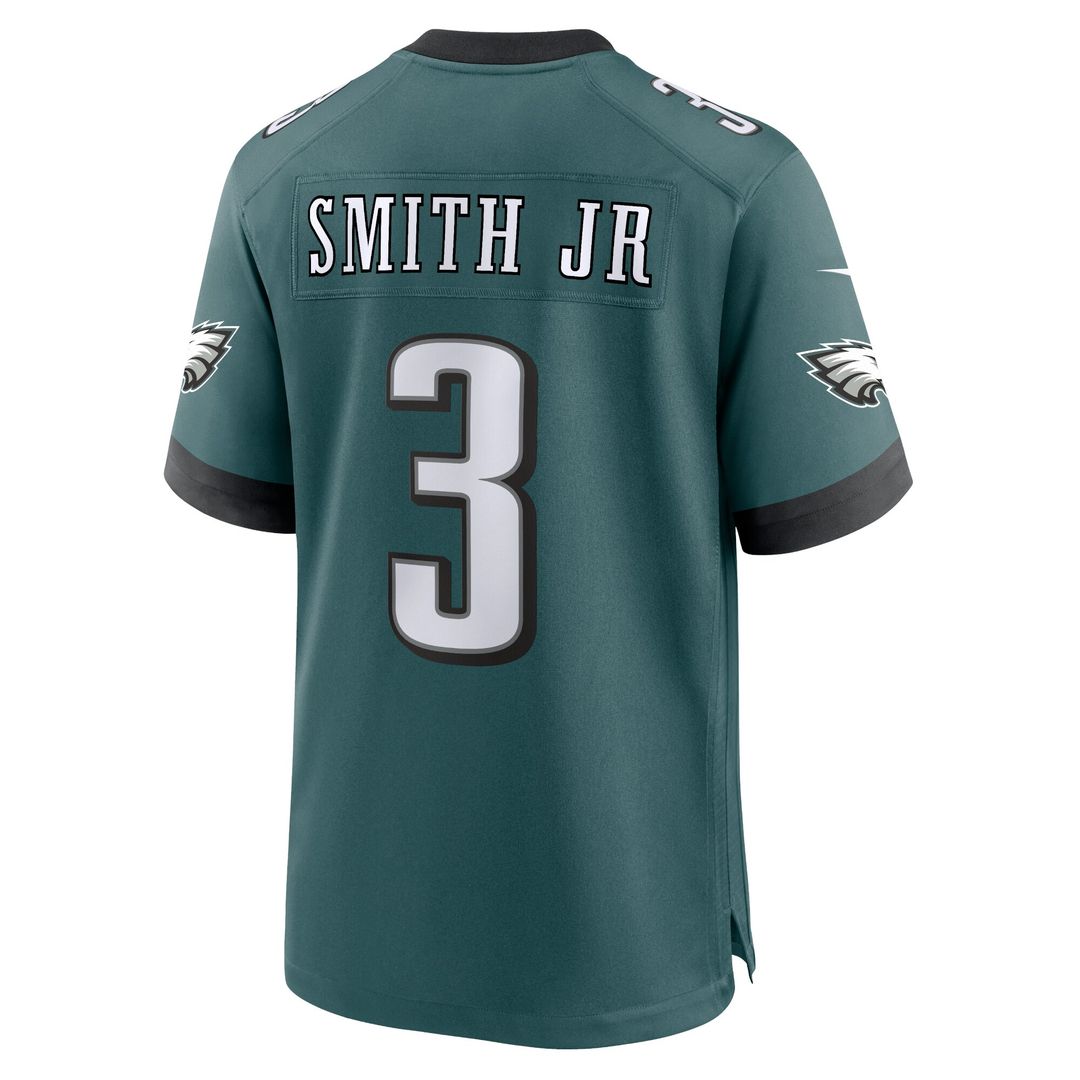 Nolan Smith Philadelphia Eagles Nike Team Game Official Jersey - Midnight Green
