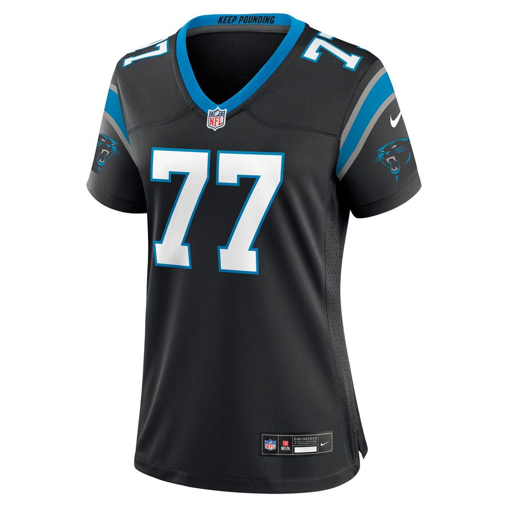Yosh Nijman Carolina Panthers Nike Women's Game Jersey - Black