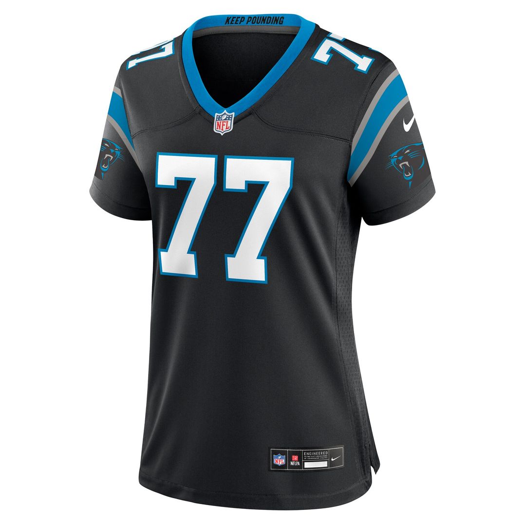 Yosh Nijman Carolina Panthers Nike Women's Game Jersey - Black