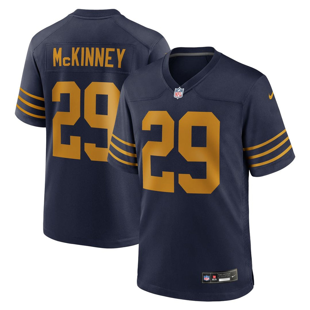 Xavier McKinney Green Bay Packers Nike The 1923 Classic Game Official Jersey - Navy