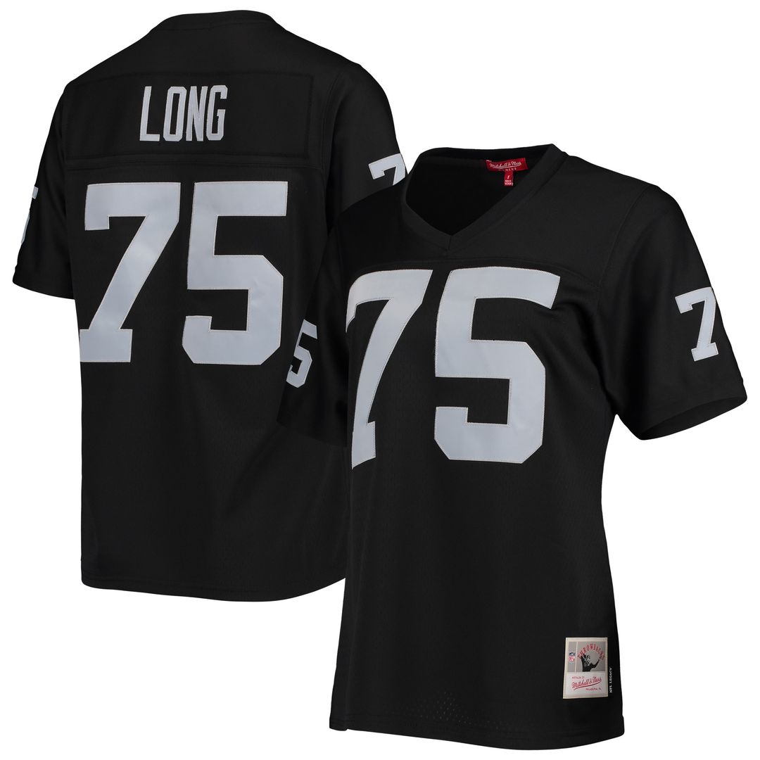 Howie Long Las Vegas Raiders Mitchell & Ness Women's Legacy Player Replica Jersey - Black