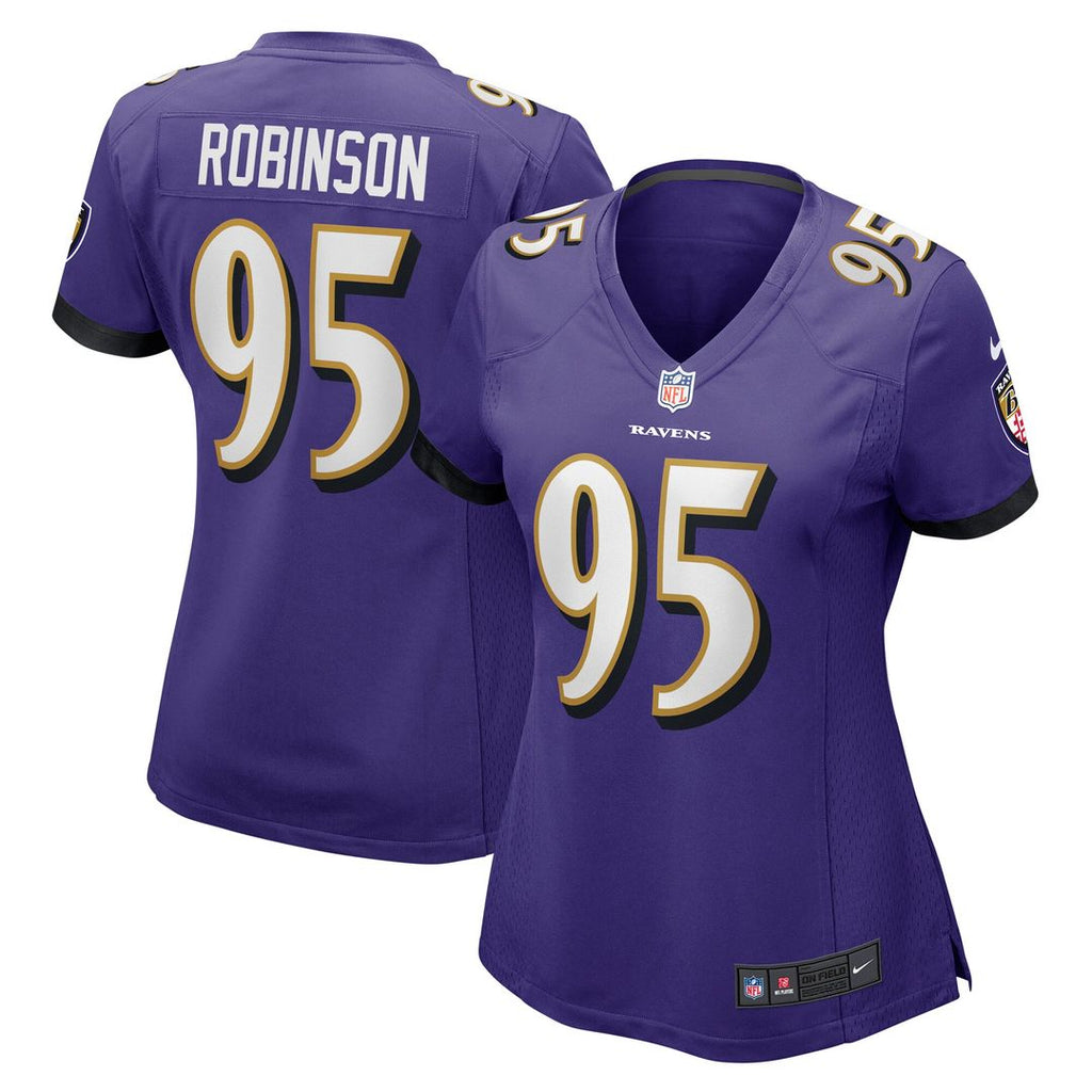Tavius Robinson Baltimore Ravens Nike Women's  Game Official Jersey -  Purple
