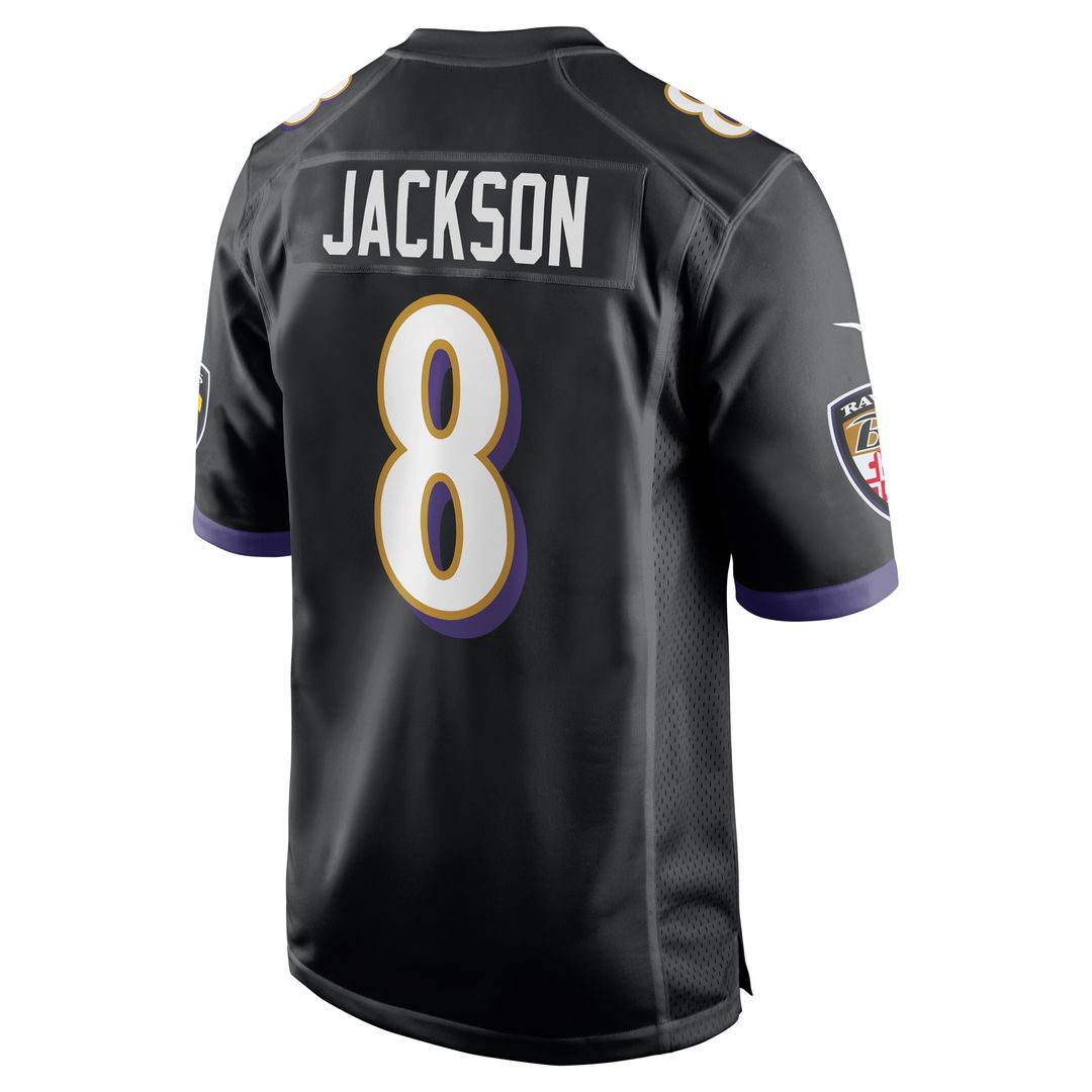 Lamar Jackson Baltimore Ravens Nike Alternate Game Official Jersey - Purple