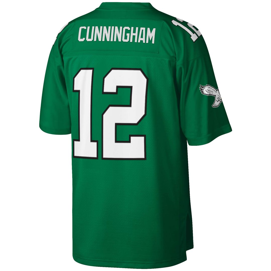 Randall Cunningham Philadelphia Eagles Mitchell & Ness Legacy Replica Official Jersey - Kelly Green