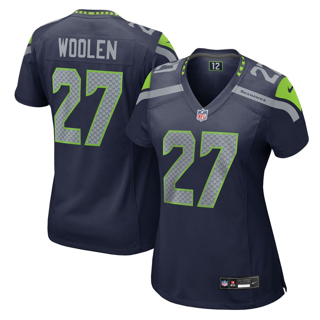 Riq Woolen Seattle Seahawks Nike Women's Team Game Official Jersey -  College Navy