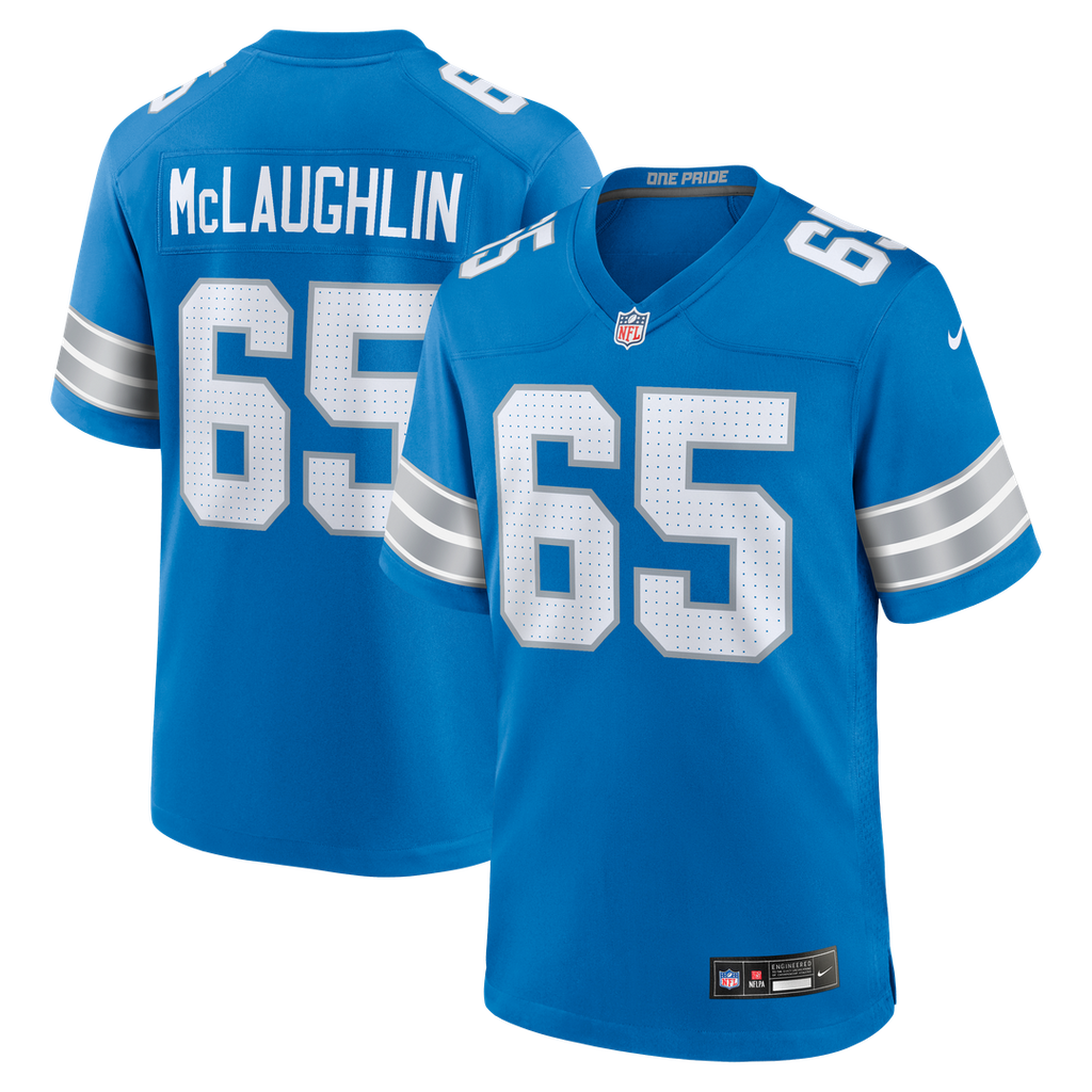 Seth McLaughlin Detroit Lions Nike Team Game Jersey - Blue