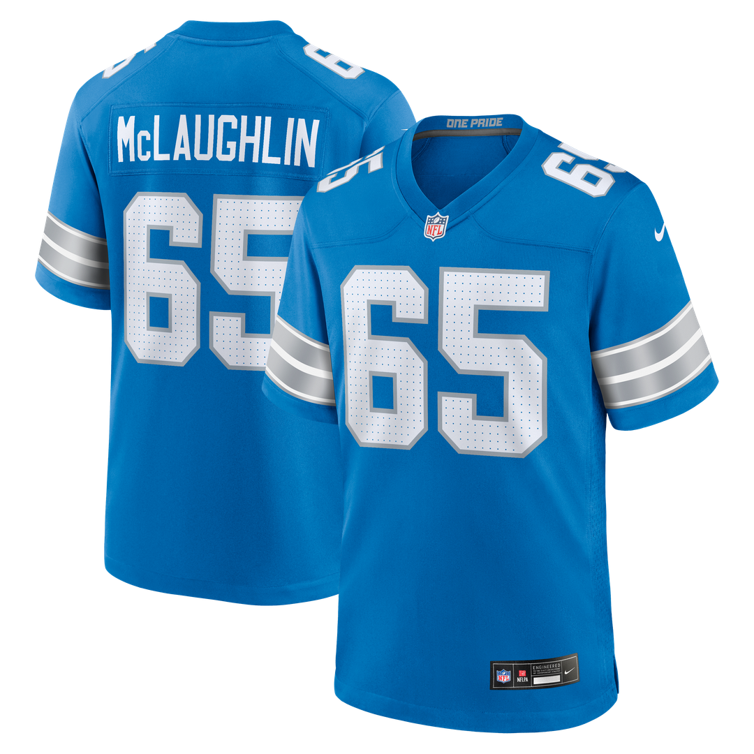 Seth McLaughlin Detroit Lions Nike Team Game Jersey - Blue