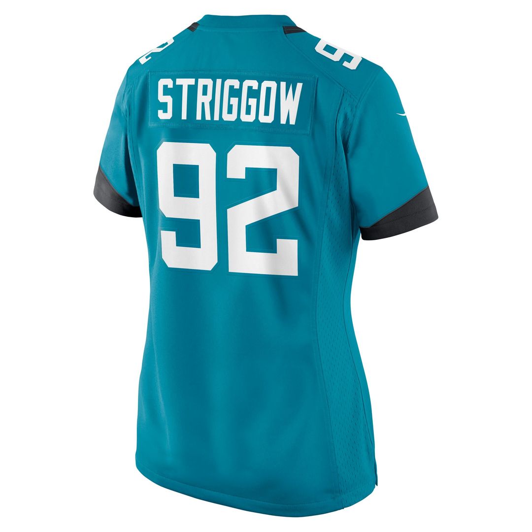 Danny Striggow Jacksonville Jaguars Nike Women's Team Game Jersey - Teal