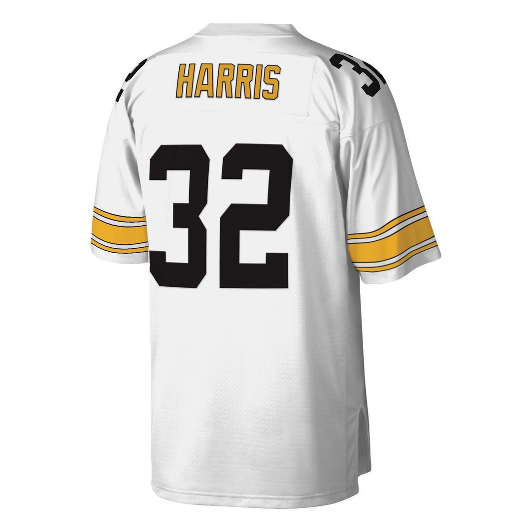 Franco Harris Pittsburgh Steelers Mitchell & Ness Legacy Replica Official Jersey - White