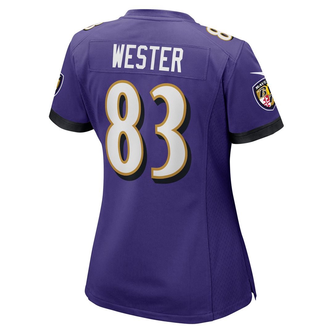 LaJohntay Wester Baltimore Ravens Nike Women's Team Game Jersey - Purple