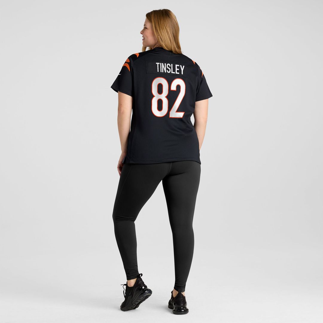 Mitchell Tinsley Cincinnati Bengals Nike Women's Team Game Official Jersey -  Black